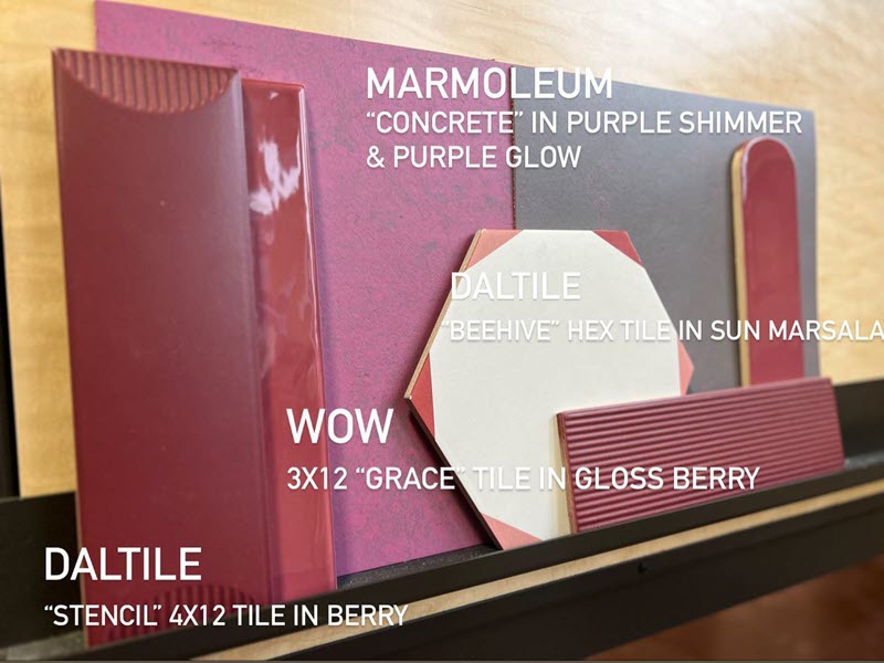 How Classique Floors + Tile Interprets Viva Magenta
