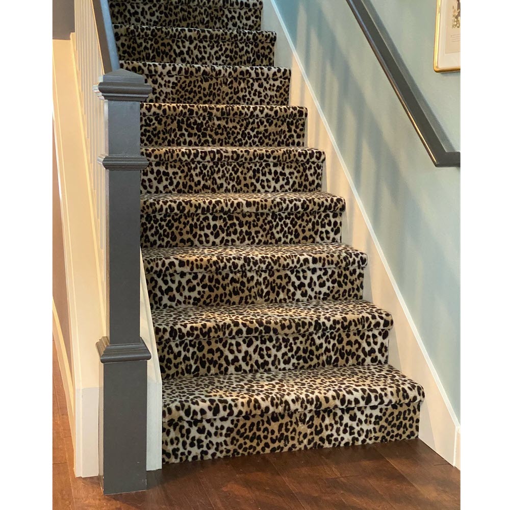 Perhaps a wall to wall look is best for your stairs