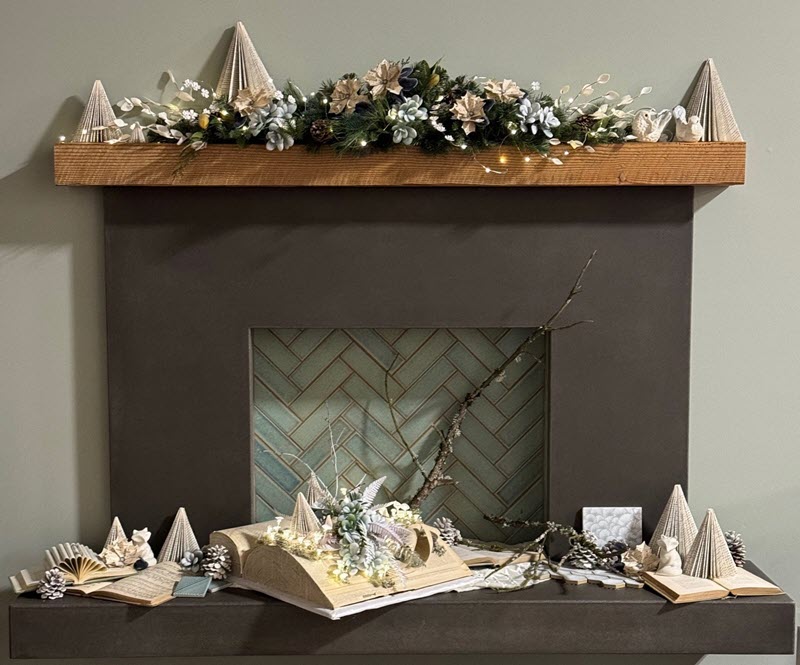 The Holiday Hearth at Classique Floors + Tile By Kristina McClanahan